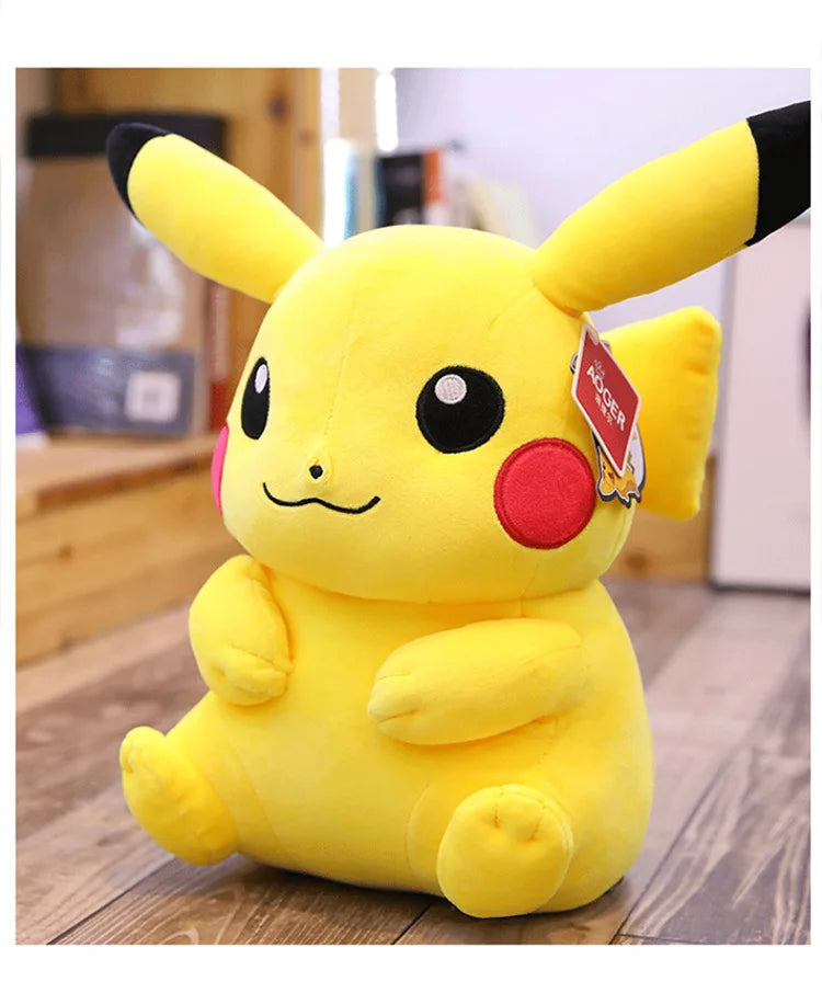Pokemon Pikachu Plush Toy Cartoon & Cute Anime Children's Toy Stuffed Doll Valentine's Day Gift Home Decoration