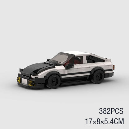 City Speed Racing Car Model Building Blocks DIY Bricks MOC Toy Classic Rally Sports Super Racer Vehicle Christmas gift technique