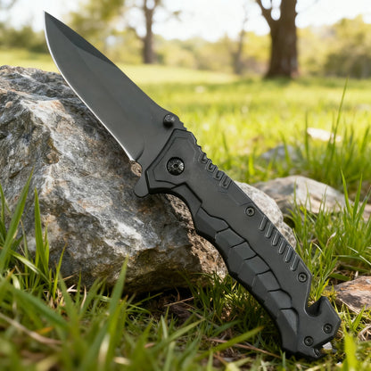 Multi functional and convenient folding knife EDC pocket knife fruit knife, suitable for outdoor survival camping and fishing