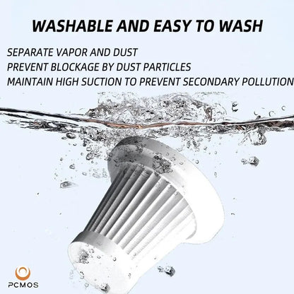PCMOS 1PC Wireless Vacuum Cleaner Dual Use for Home and Car High Power Powerful Vacuum Cleaner Black