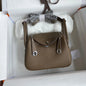 Women's Handbag 2025 New Style Top Layer Cowhide Leather Lundy Mini Doctor Bag Genuine Leather Handbag Single Shoulder Crossb...