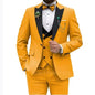 3 Pieces Men's Wedding Suits Formal Groom Tuxedo Slim Fit Business Blazer Double Breasted Vest Pants Set for Party