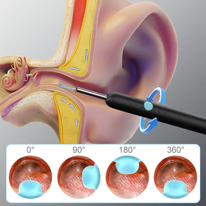 WIFI Visual Ear Sticks HD1080P 4.2MM Mini Otoscope Camera Ear pick Ear Cleaner Wireless Endoscope Health Care Ear Wax Cleaning