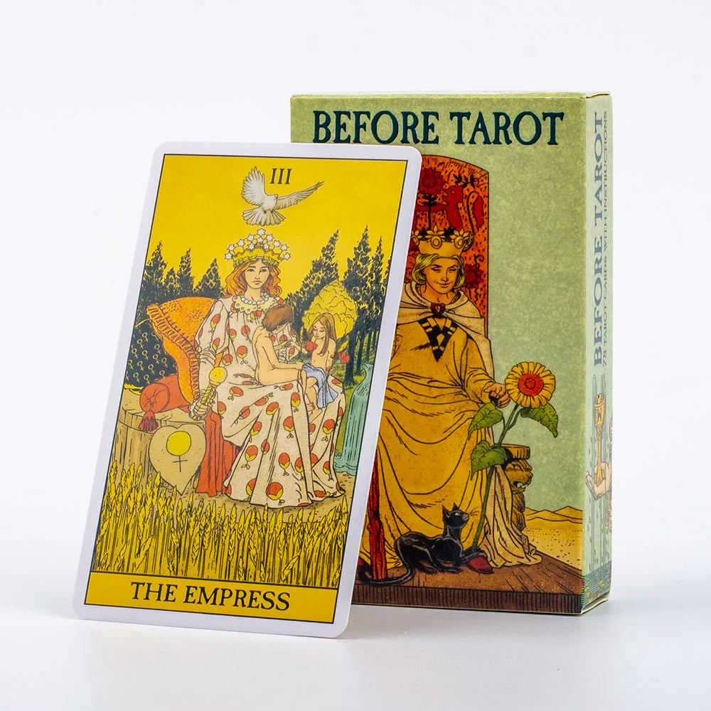Cat Tarot 78 Card Deck English Version Board Game Christmas Gift  Divination Tools for Fun Fortune Telling 10.3x6.1cm