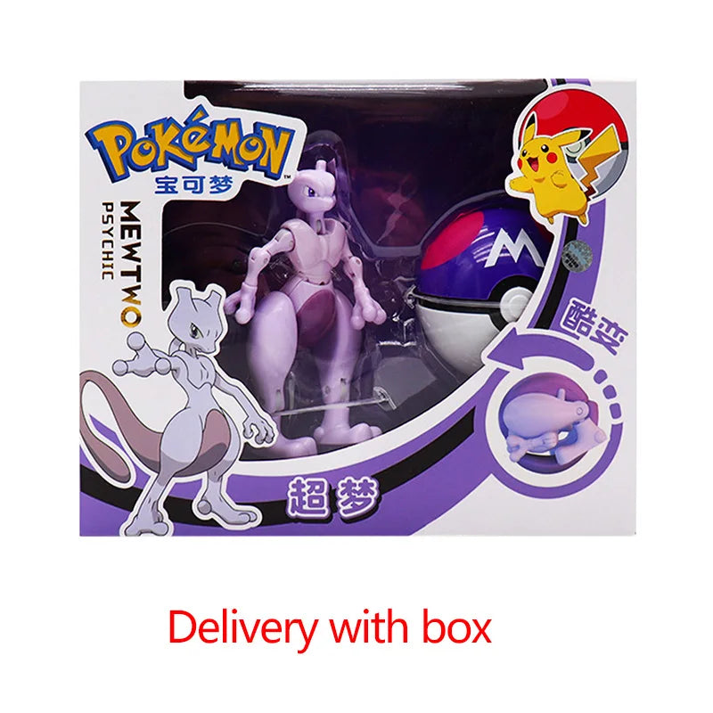22 Kind Pokemon Ball Figure Pokeball Mewtwo Poke Pikachu Charizard Gyarados Venusaur Pawmi Quaxly Fuecoco Elf Toy Set Kids Gift