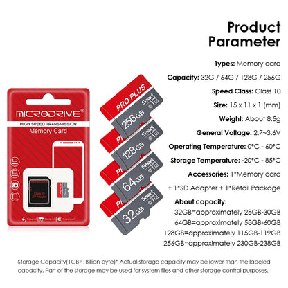 New memory Card 1GB 4GB 8GB 16GB 32GB 64GB 128GB Class 10 UHS-1 micro tf  sd Card TF Card 32 GB For Smartphone  flash memory