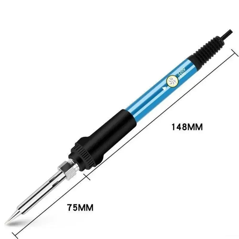 Electric Soldering 60W Iron 110V 220V US/EU Plug Temperature Adjustment Soldering Iron Household Electronic Welding Repair Tool