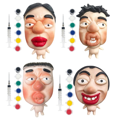 Refillable Pimple Silicone Squeeze Toy with Pigment Fun Interactive Prank Acne Squeezes Toys for Adults Birthday Novelty Gift