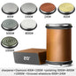 Niiruo Rolling Knife Sharpener Kit Double Sided Diamond Sharpening 15/20° Degree Magnetic Angle For Kitchen Knives Whetstone Set