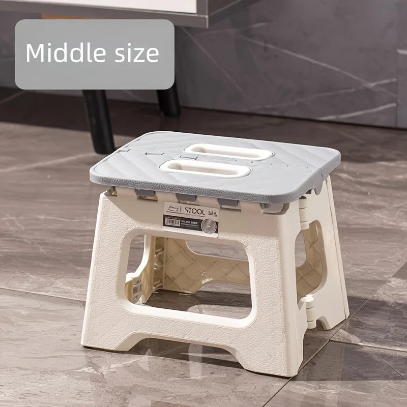 Simple Office Stool, Fashionable, Beautiful, Sturdy and Durable, Folding Stool for Home Use, Easy to Store, Office Folding Stool