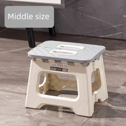 Simple Office Stool, Fashionable, Beautiful, Sturdy and Durable, Folding Stool for Home Use, Easy to Store, Office Folding Stool