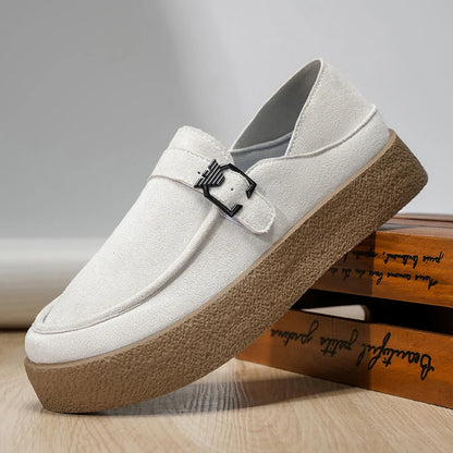 Men's 2026 Casual Loafer Half Slippers, Dual Use for Home & Outdoor, Slip-On Non-slip Wear-resistant Moccasin Shoes
