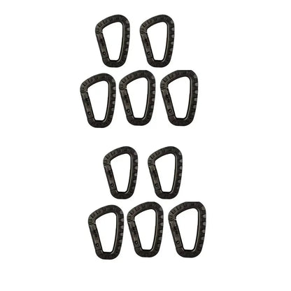 1-10Pcs Military tactical carabiner Clips Accessories D-Ring Buckle Mountaineering Carabiner Backpack Hanging Key Outdoor gadget