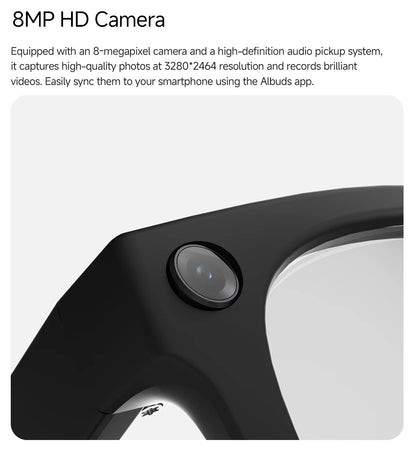 AI Smart Glasses NEW MT5 Ultra Real-time Translation Glasses 800W Pixel Camera Photo Video Recording Smart Wearable Devices