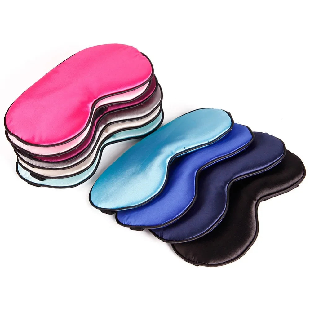1Pc Pure Silk Sleep Natural Sleeping Eye Mask Eye Shade Cover Shade Eye Patch Women Men Soft Portable Blindfold Travel