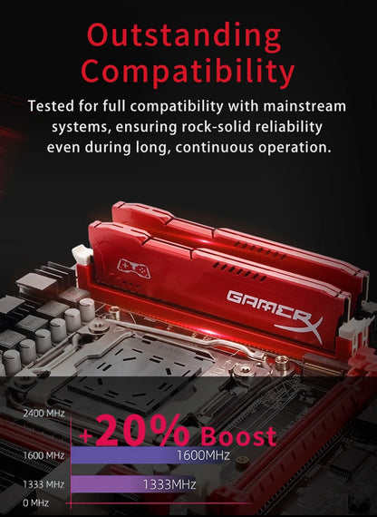 SOYO 8GB DDR3 1600MHZ memoria ram 240-Pin 1.5V for Desktop PC Memory RAM no ECC black white red intel AMD 64BIT