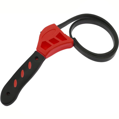 6inch Multifunctional Belt Wrench Oil Filter Puller Strap Spanner Chain Wrench Strap Opener Adjustable Disassembly Tool