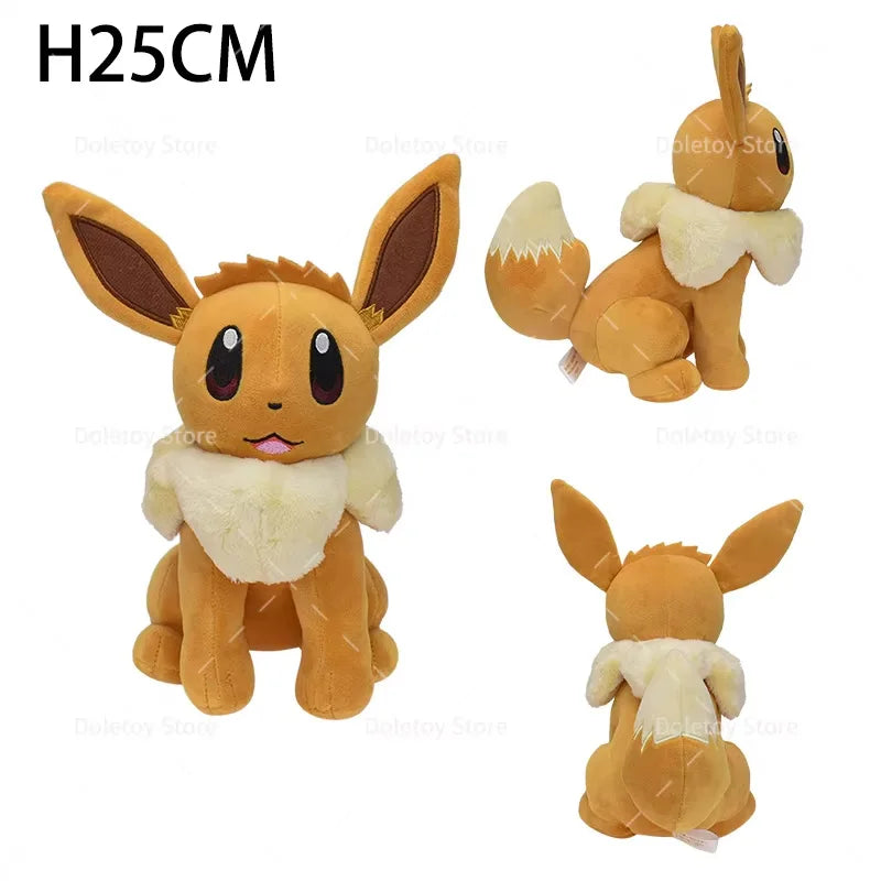 Hot Pokemon Plush Sylveon Leafeon Umbreon Vaporeon Glaceon Soft Anime Dolls Throw Pillow Stuffed Animal Birthday Gift for Kids