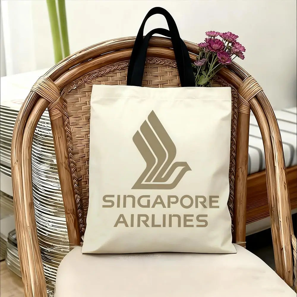 Singapore Airlines Storage Bags Handbag Women Casual Underarm Top Handle Bag Lady Shopping Travel Bags