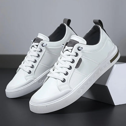 Four-Season Men's Dress Shoes, Comfortable and Breathable, with Convenient Elastic Band Design, Stylish and Versatile