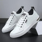 Four-Season Men's Dress Shoes, Comfortable and Breathable, with Convenient Elastic Band Design, Stylish and Versatile