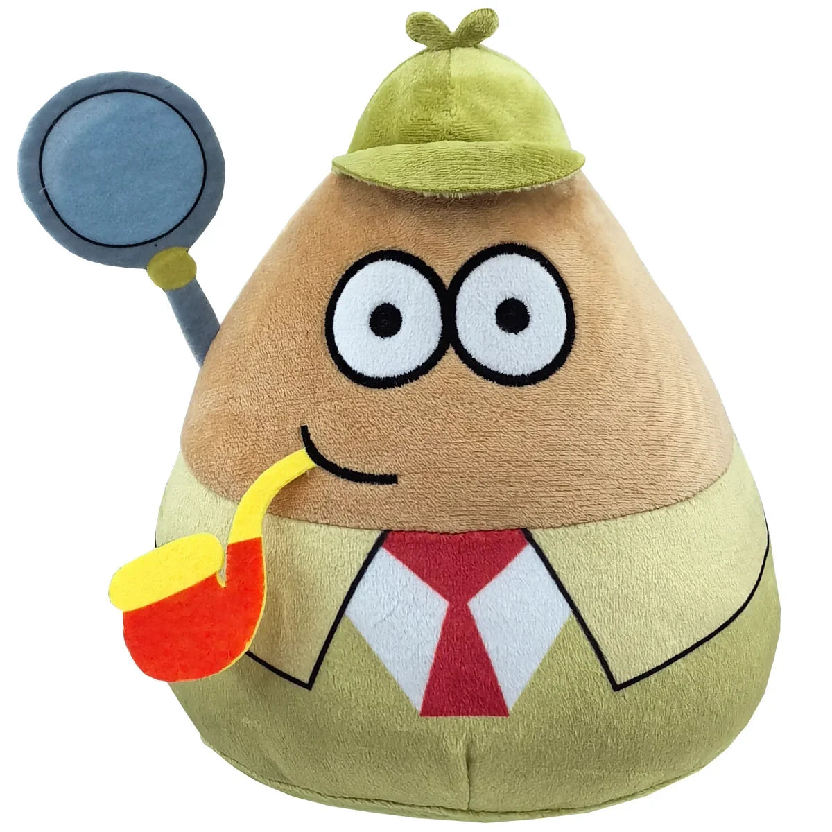Alien Pou Plush Toy, Black Hat Gentleman Pou Plush, Alien Stuffed Doll Birthday Easter Children's Day Halloween Christmas Gift