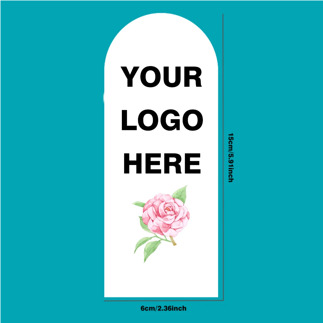 Customizable Sealing Stickers Oval Self Adhesive Waterproof Fade Resistant Logo Photo Text Business Wedding Holiday
