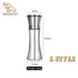 180ML Pepper Grinder Glass Spice Bottle Salt Pepper Mill Manual Spice Grinder Mill Household Kitchen Gadgets