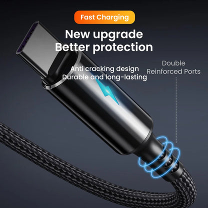 25cm Short Cable USB Type C Cable USB A To Micro USB 3A Fast Charging Cable For iPhone Xiaomi Huawei Mobile Phone Data Charger