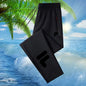 Summer Thin Casual Sporty Printed Long Pants Trendy Lightweight Sweatpants for Active Wear