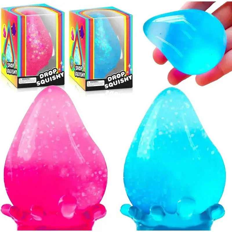 Soft And Big Water Drops Pinch Simulation Dream Water Drop Slow Rebound Pinch Ornament Office Relaxation Pinch Ornaments