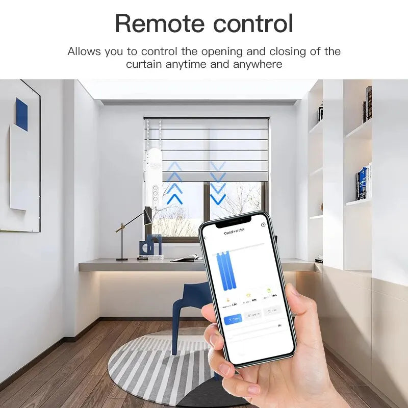 Smart Blind Motor Automatic Electric Roller Shutter Shadows Robot for Tuya Zigbee Control Lifting Curtain Opening Closing Driver