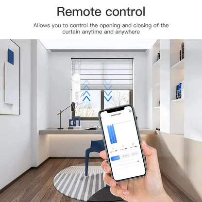 Smart Blind Motor Automatic Electric Roller Shutter Shadows Robot for Tuya Zigbee Control Lifting Curtain Opening Closing Driver
