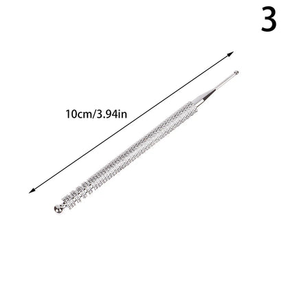1Pcs Acupuncture Point Probe Stainless Steel Auricular Point Pen Beauty Ear Reflex Zone Massage Needle Detection Health Care