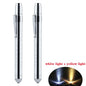 2Pcs Portable Led Flashlight Work Light Medical First Aid Pen Light Torch Lamp with Pupil Gauge Measurements Doctor Diagnosis