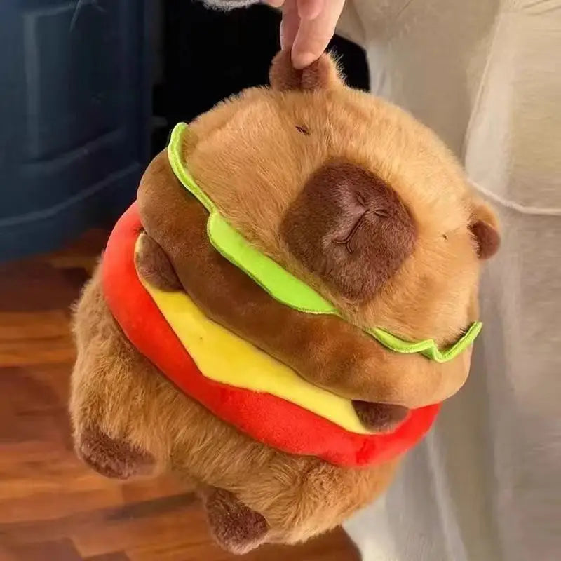 23cm Capybara Plush Simulation Capibara Anime Fluffty Toy Cute Doll Stuffed Animals Soft Doll Plush Christmas Thanksgiving Gifts
