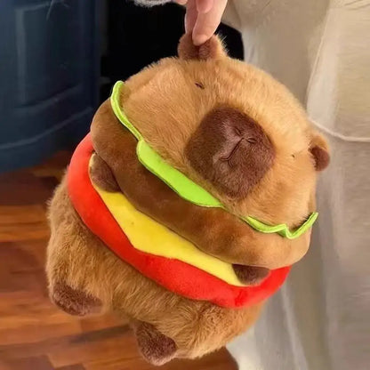 23cm Capybara Plush Simulation Capibara Anime Fluffty Toy Cute Doll Stuffed Animals Soft Doll Plush Christmas Thanksgiving Gifts