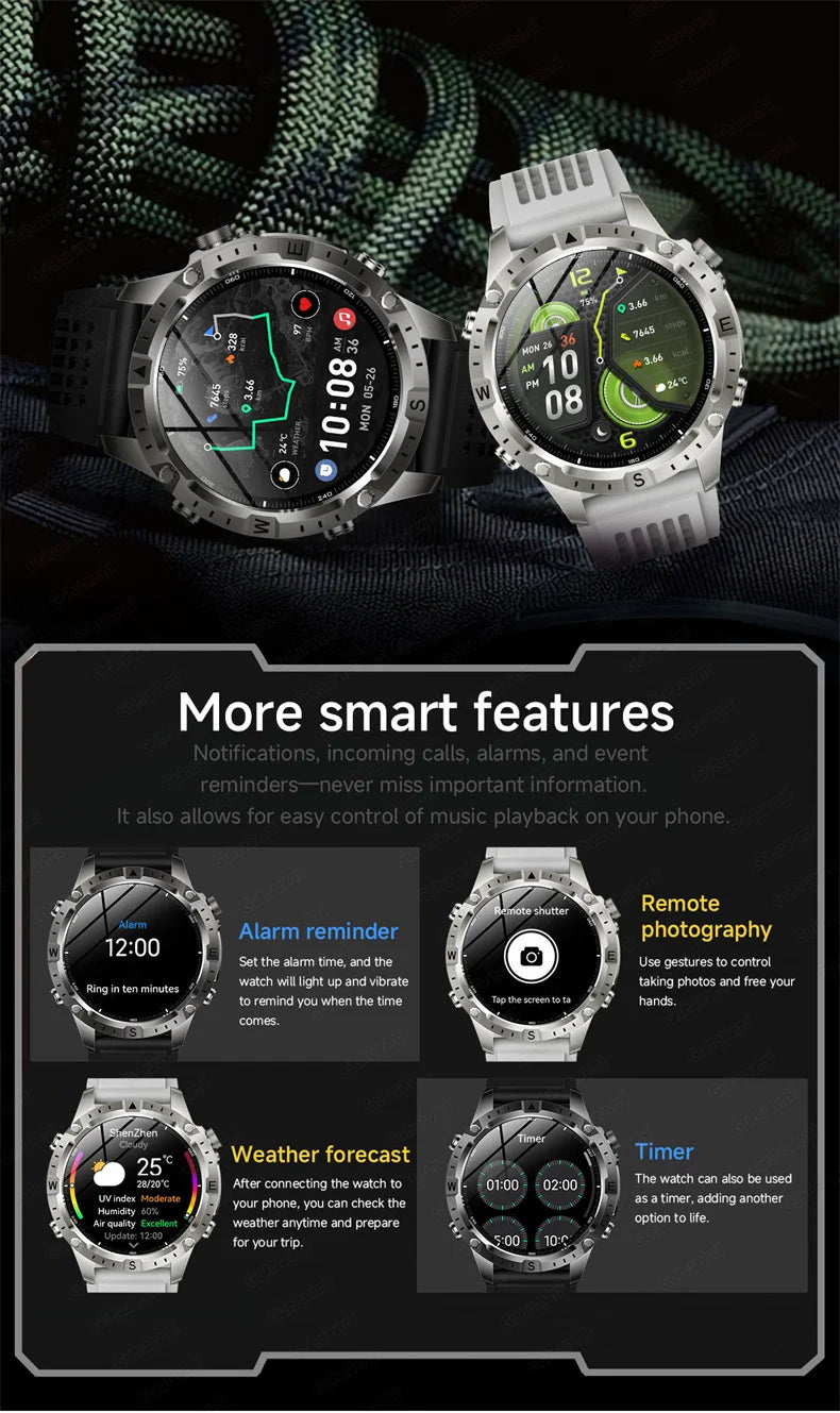 Smart Watch Men GPS Track High End watch Swim Waterproof Smart Watches Swim six axis sensor Sports Smartwatch 2GB Memory GPS Map