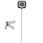 Digital Candy Thermometer with Stainless Steel Probe & Clamp for Sugar Cooking, Syrup Making, Deep Frying – Accurate ±1°F