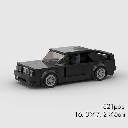 City Speed Racing Car Model Building Blocks DIY Bricks MOC Toy Classic Rally Sports Super Racer Vehicle Christmas gift technique