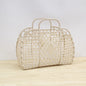 Summer Jelly Bag Portable Vegetable Basket Hollow Jelly Bag Girl Large Capacity Holiday Handbag Jelly Beach Tote Bags Organizer