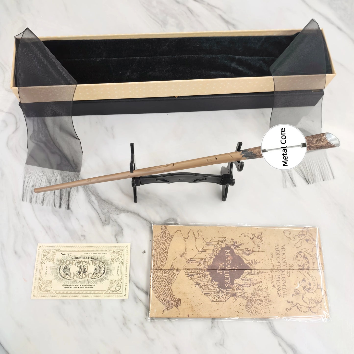 Gift Box Set Anime Cosplay Magic Wand With Box Children Decoration Toy Accessories For Kids Bacchetta Magic Stick