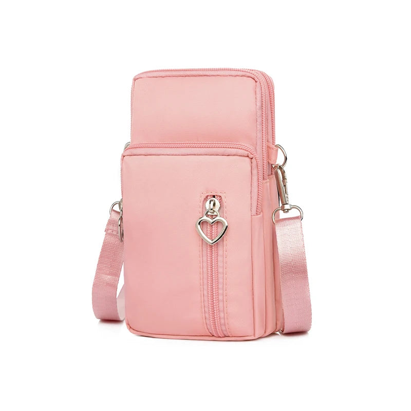 New Korean-style mobile phone bag, crossbody bag, mobile phone pouch, crossbody purse, vertical style small bag