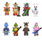 NEW FNAF Nights Game Figure Mini Figures Building BlocksSkeleton Thriller Toys gift kids toys mould king