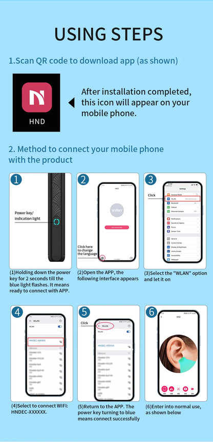 Dropshipping Ear Cleaner with Camera Wireless Ear Sticks Otoscope USB C Charging Endoscope Wax Removal Tool Earpick MIni Camera