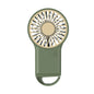 Portable Mini Fan With Carabiner,USB Rechargeable Silent Foldable Table Fan, Handheld Pocket Fan For Home Office Travel