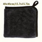 2pc Absorbent Microfiber Cleaning Cloth - Soft, Durable & Quick-Dry Towel for Cars, Home, and Bathroom Use