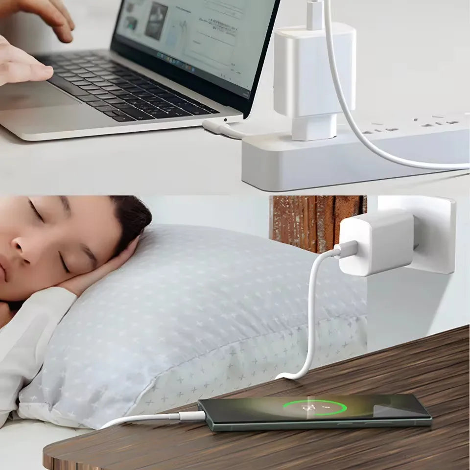25W PD Fast Charger for Charging USB C Quick Power Adapter Cube iPhone 17 16 15 14 13 Samsung Xiaomi Huawei