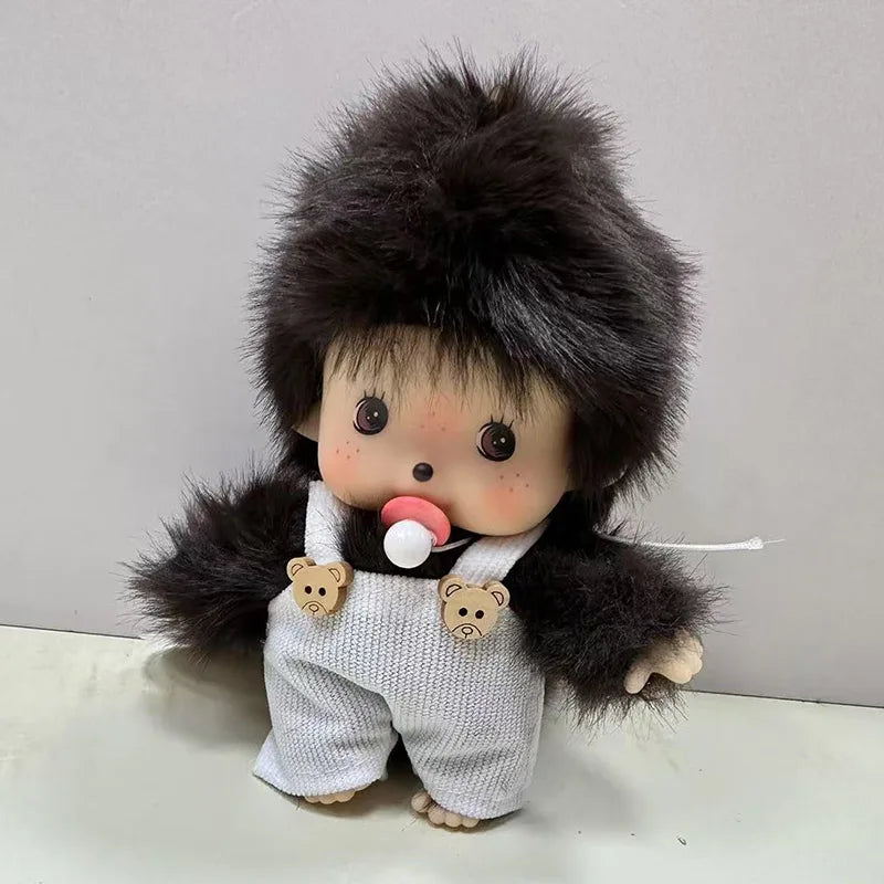 15cm Kid's DIY Monkey Cute Kawaii Plush Doll Soft Super School Bag Pendant Keychain Stuffed Animal Movie Doll Birthday Gift
