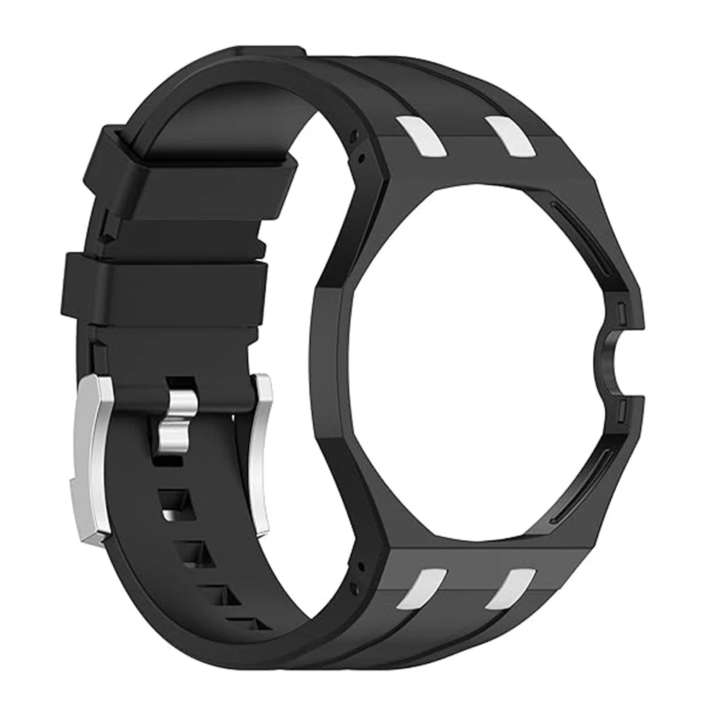 PC Case+Silicone Strap for Swatch X AP Royal Pop Pocket Watch Changer To Wristwatch Integrated Modification Accessories